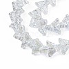 Electroplate Glass Beads Strand EGLA-S188-25-B03-6