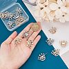 CHGCRAFT 16pcs 2 Colors Crystal Rhinestone Crown Brooches JEWB-CA0001-10-3