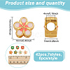 42Pcs 7 Styles Alloy Enamel European Beads ENAM-GO0001-17-2