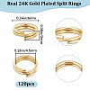 120Pcs Brass Split Rings KK-BBC0023-11A-2
