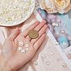 ABS Plastic Imitation Pearls Cabochons MRMJ-HY0001-16-3