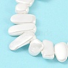 Electroplated Shell Pearl Beads Strands BSHE-C007-B01-01-4