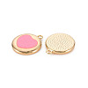 Brass Enamel Pendants KK-S356-587D-NF-2