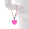 Resin Heart Cup Charms HJEW-JM02849-3