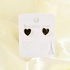 304 Stainless Steel Enamel Stud Earrings EJEW-G421-01G-02-2