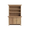 Wooden Three-Door Vertical Cabinet Home Decor Ornament PW-WG50331-01-5