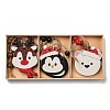 9Pcs 3 Styles Christmas Wood Pendant Decorations Set WOOD-U004-01H-1