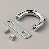 Alloy D-Ring Connector Buckles for Bag FIND-WH0036-94P-2