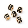 Rack Plating Brass Enamel Beads KK-B060-04G-01K-3