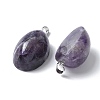 Natural Amethyst Pendants G-A259-03P-01-2