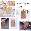 Cardboard Paper Necklace and Earring Display Cards & Plastic Ear Nuts & OPP Cellophane Bags Kits DIY-PH0028-14-3