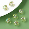 1-Hole Transparent Acrylic Buttons MACR-S373-129-C02-3