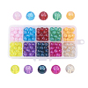 10 Colors Baking Painted Glass Beads DGLA-JP0001-10-1
