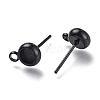 304 Stainless Steel Stud Earring Settings STAS-I161-01A-B-2