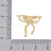 Brass Micro Pave Clear Cubic Zirconia Pendants KK-U008-01A-G-3