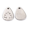 Non-Tarnish 304 Stainless Steel Pendants STAS-O145-42P-2