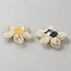 Lace & Plastic Detachable Shoe Buckle Clips FIND-WH0423-74A-2