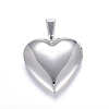 Non-Tarnish 316 Stainless Steel Locket Pendants X-STAS-N0016-03P-2