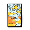 Sun and Desert Enamel Pin JEWB-O005-F03-1
