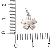 304 Stainless Steel Micro Pave Clear Cubic Zirconia Charms LS-CU-CBAB6EC-24P-3