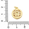 Real 18K Gold Plated Brass Glass Pendants KK-L209-098G-3