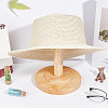 Wood Dome Shaped Stem Hat Rack ODIS-WH0043-67A-3