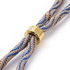 Nylon Cord Silder Bracelets MAK-C003-03G-20-2