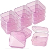 Square Plastic Bead Containers with Hinged Lid PW-WG65EE9-02-1