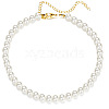 Imitation Pearl Beaded Choker Necklaces WGB7F3C-24-1