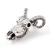 Tibetan Style 304 Stainless Steel Pendants STAS-P305-36AS-1