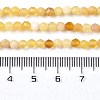 Natural Yellow Opal Beads Strands G-F509-07-3mm-01-2