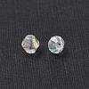 Bicone AB Color Plated Eco-Friendly Transparent Acrylic Beads TACR-A003-4mm-22-3