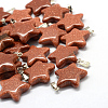 Star Natural & Synthetic Mixed Stone Pendants G-Q367-M-2