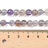 Natural Purple Phantom Quartz Purple Lodolite Quartz Beads Strands G-L644-D01-6mm-5