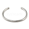 Non-Tarnish 304 Stainless Steel Simple Thin Cuff Bangles BJEW-P296-02P-6