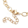 Waxed Cotton Cords Braided Link Bracelets BJEW-JB09963-6