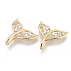 Brass Cubic Zirconia Pendants KK-T029-100G-1