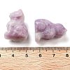 Natural Lepidolite/Purple Mica Stone Carved Figurines DJEW-L023-B04-3