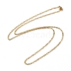 304 Stainless Steel Singapore Chain Necklaces NJEW-JN02662-04-1