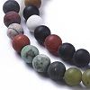 Natural Mixed Gemstone Beads Strands G-F668-09-6mm-3