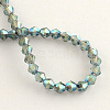 Electroplate Glass Bead Strands LS-EGLA-R094-4mm-09-2