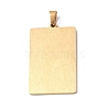 201 Stainless Steel Pendant STAS-B033-01G-02-2