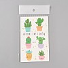 Removable Fake Temporary Water Proof Cartoon Tattoos Paper Stickers AJEW-WH0061-C02-1
