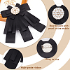 Bowknot Satin Rhinestone Brooches JEWB-WH0020-045-3