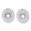 Tarnish Resistant 201 Stainless Steel Pendants STAS-N091-70-2