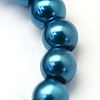 Baking Painted Glass Pearl Round Bead Strands X-HY-Q003-10mm-06-3