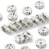 Brass Rhinestone Spacer Beads RB-A014-Z5mm-01S-1