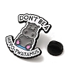 Don't Be A Hippo-Twatmus Alloy Enamel Pins Brooches for Backpack Clothes JEWB-S028-15-3