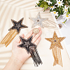 Gorgecraft 4 Pcs 4 Style Sparkling Rhinestone Iron on Patches DIY-GF0005-21-3