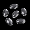 Transparent Oval Glass Cabochons GGLA-R022-30x20-2